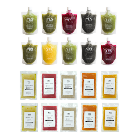 【ONLINE STORE 限定】3DAYS SUPER DETOX SET（デトックス系）：オリジナルコールドプレスジュース10pc & オリジナルスープ10pc