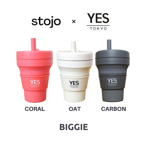 stojo×YES TOKYO BIGGIE 470ml(エコカップ)